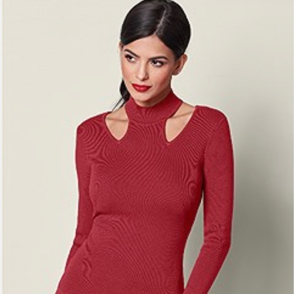 NWOT, Key Hold, Cold Shoulder Sweater Dress